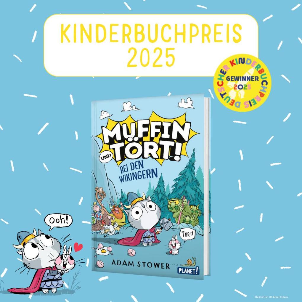Weitere Ansicht: Muffin und Tört! 1: Bei den Wikingern | Adam Stower
