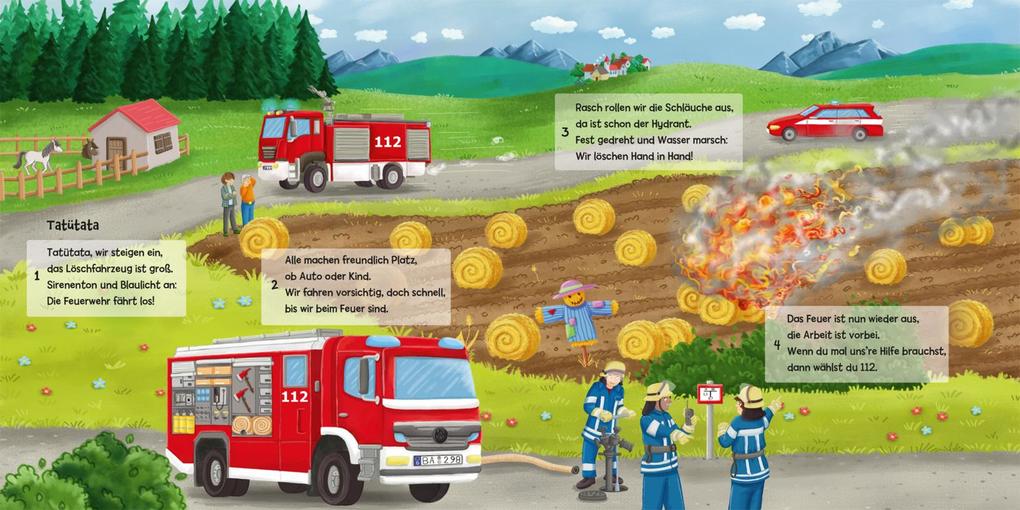 Weitere Ansicht: Mein erstes Geschichten-Bilder-Buch: Unterwegs mit Fahrzeugen | Sandra Grimm