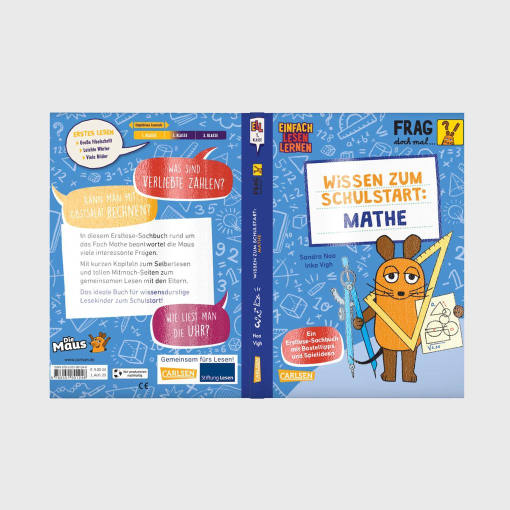 Weitere Ansicht: Frag doch mal ... die Maus: Wissen zum Schulstart: Mathe | Sandra Noa