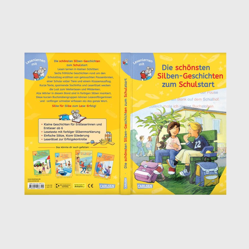 Weitere Ansicht: LESEMAUS zum Lesenlernen Sammelbände: Die schönsten Silben-Geschichten zum Schulstart