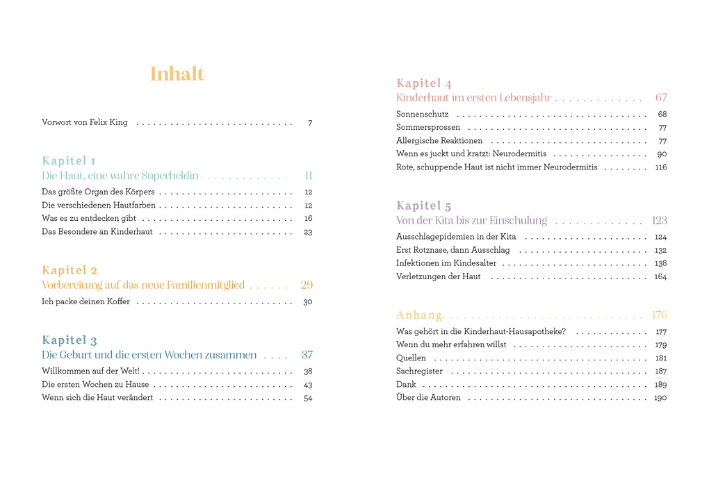 Weitere Ansicht: 1×1 der Kinderhaut | Tatjana Braun, Felix King