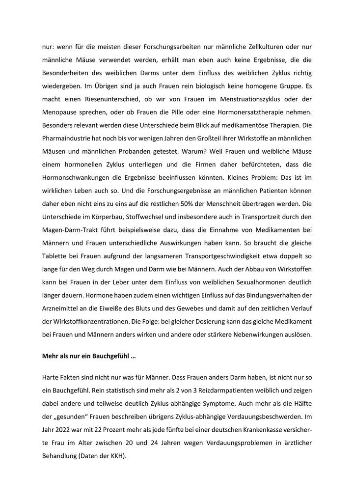 Weitere Ansicht: Frauen haben anders Darm | Julia Seiderer-Nack
