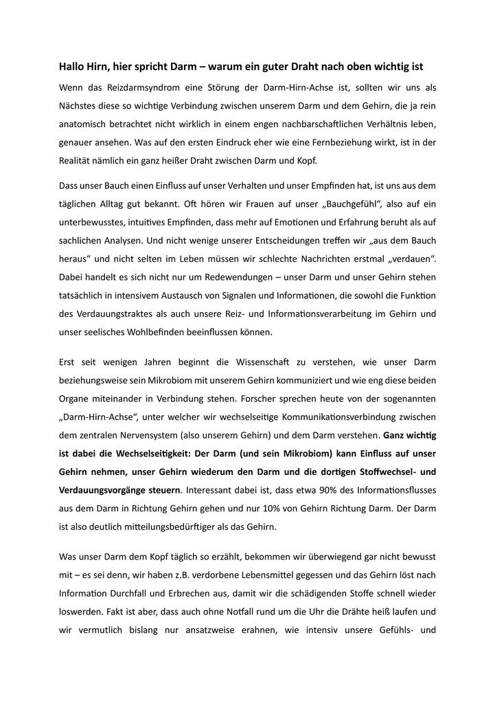 Weitere Ansicht: Frauen haben anders Darm | Julia Seiderer-Nack