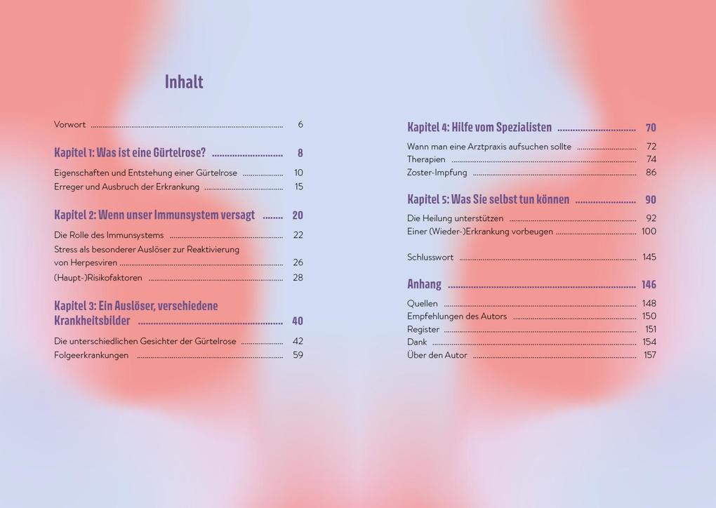 Weitere Ansicht: Gürtelrose | Georg Friese