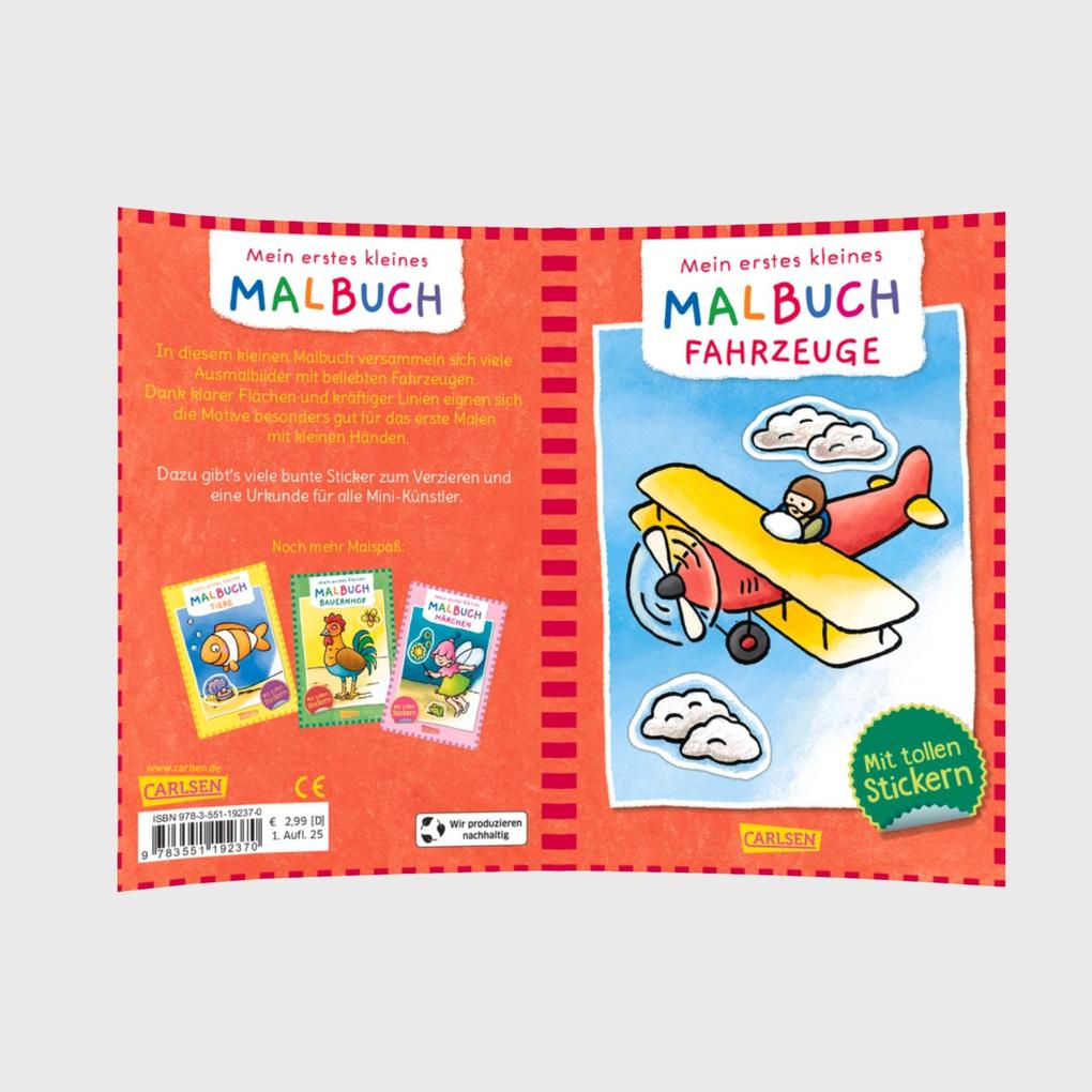 Weitere Ansicht: Mein erstes kleines Malbuch: Fahrzeuge
