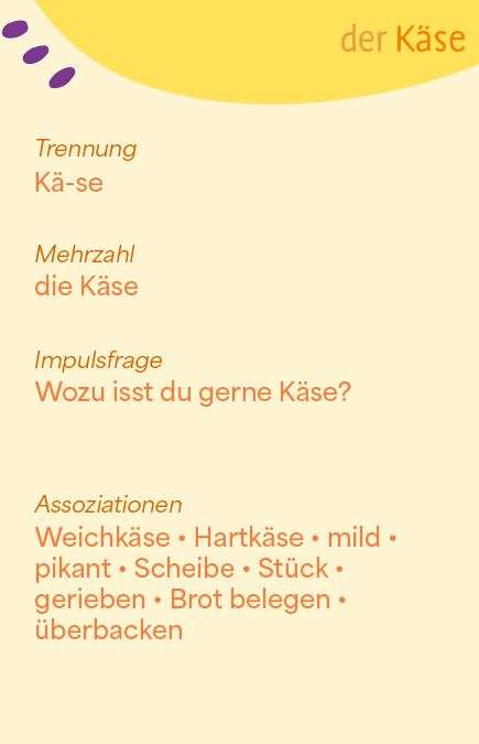 Weitere Ansicht: Wortschatzkärtchen: Lebensmittel | Esther Zulauf