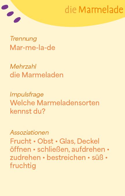 Weitere Ansicht: Wortschatzkärtchen: Lebensmittel | Esther Zulauf