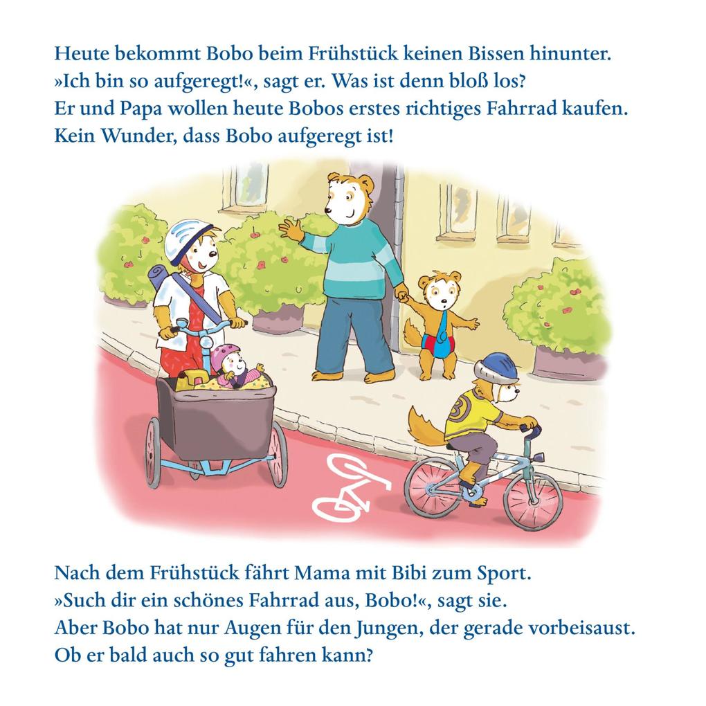 Weitere Ansicht: Maxi Pixi 486: Bobo Siebenschläfer kann schon Rad fahren | Markus Osterwalder