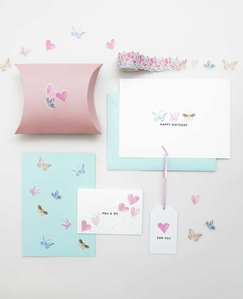 Weitere Ansicht: Washi Sticker Painted Love FSC MIX