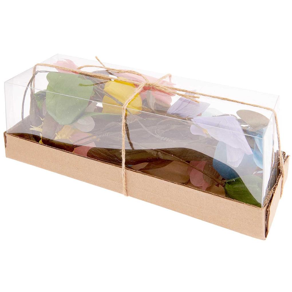 Weitere Ansicht: Blütengirlande, Bunt, Papier, 130cm