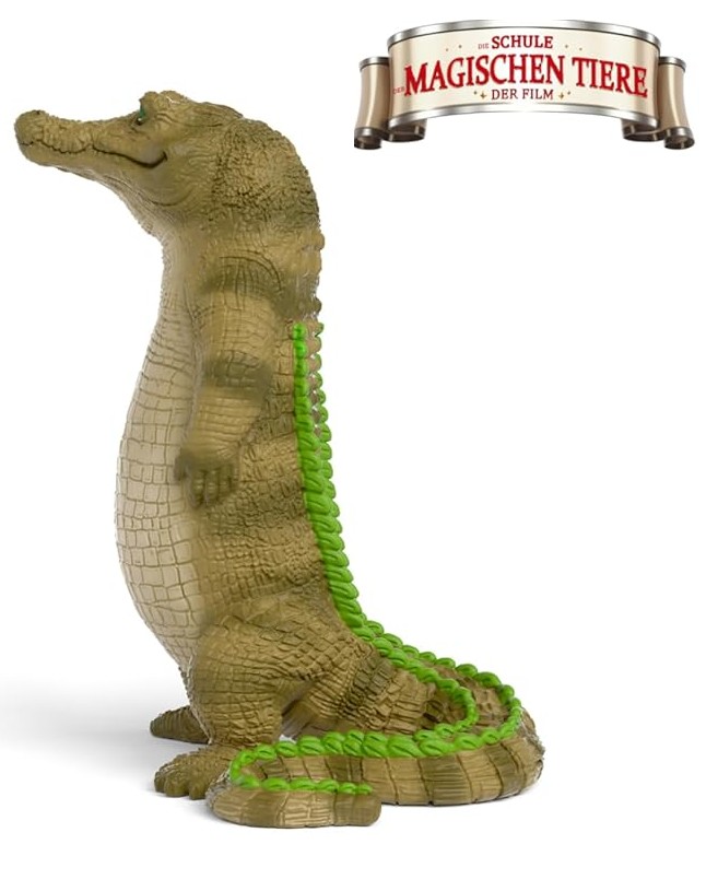 Weitere Ansicht: Schleich 14913 - Rick das Krokodil, Die Schule der magischen Tiere, Tierfigur, Höhe: 7,9 cm