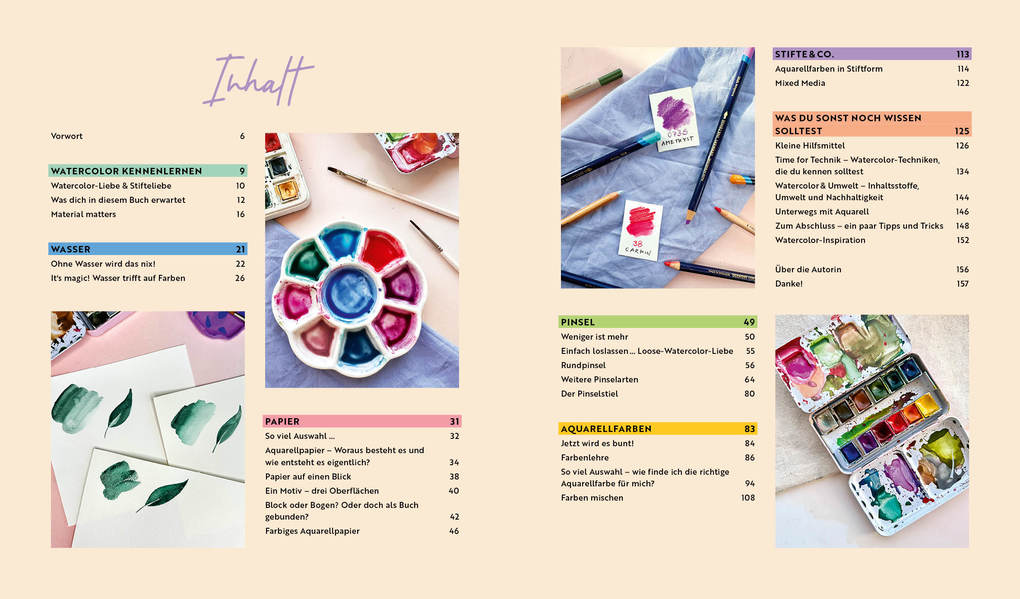 Weitere Ansicht: Watercolor-Bibel | Mia Gascoigne
