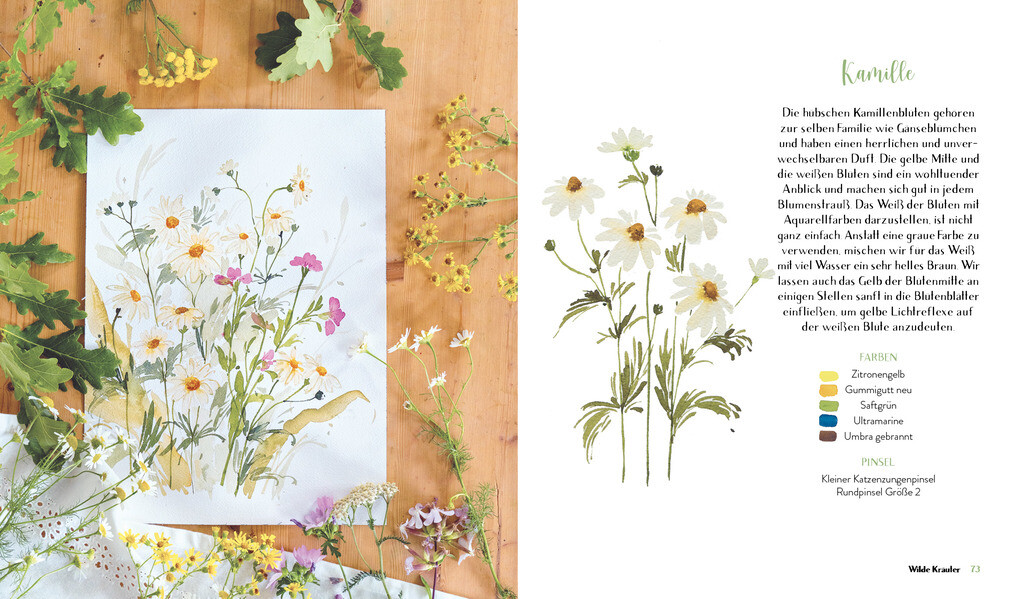 Weitere Ansicht: Wildflower Watercolor - Blumen-Aquarelle malen | Sushma Hegde