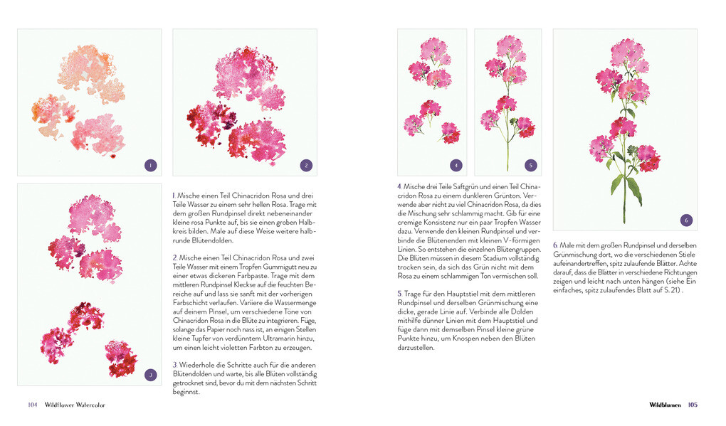 Weitere Ansicht: Wildflower Watercolor - Blumen-Aquarelle malen | Sushma Hegde