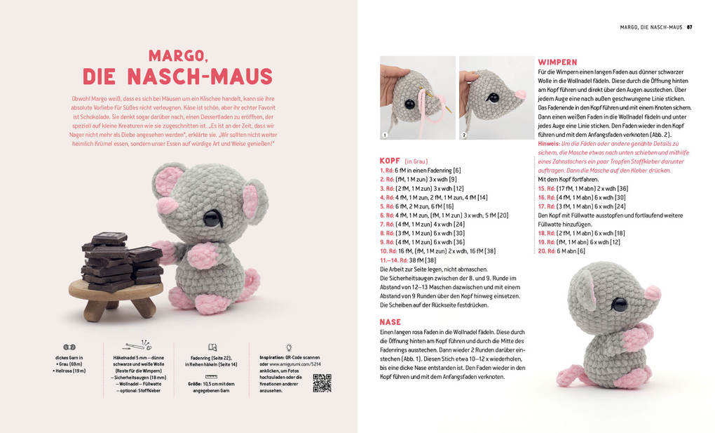 Weitere Ansicht: Flauschige Amigurumi-Häkelschule | Theresa Kicher