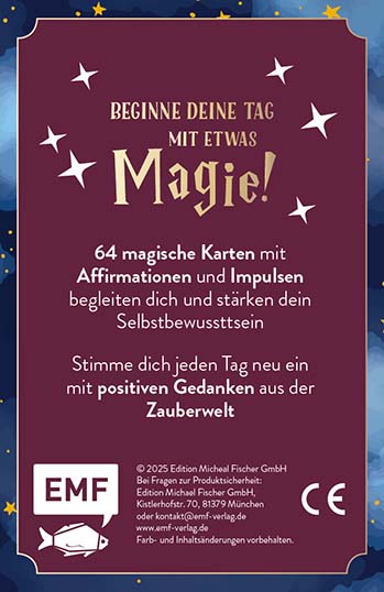 Weitere Ansicht: Kartenset: Du bist einfach magisch! Affirmationskarten für Harry Potter-Fans