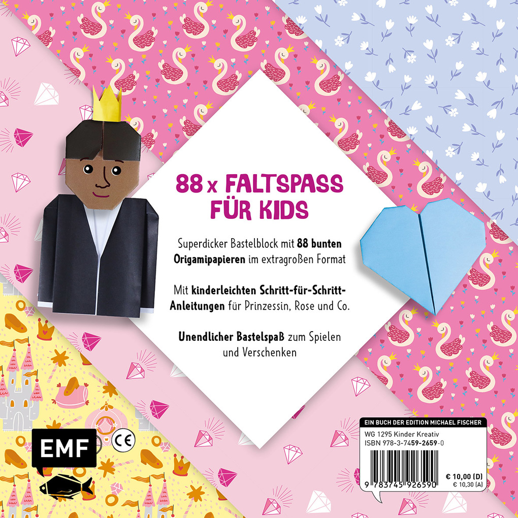 Weitere Ansicht: 88 x Origami Kids - Prinzessinnen | Thade Precht