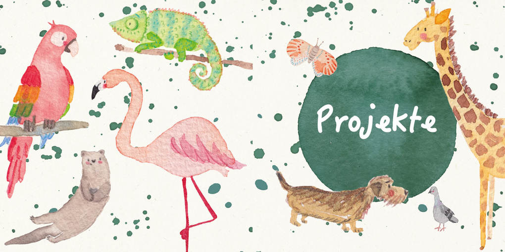 Weitere Ansicht: Mini Watercolor - Tiere | Jana Hollmann