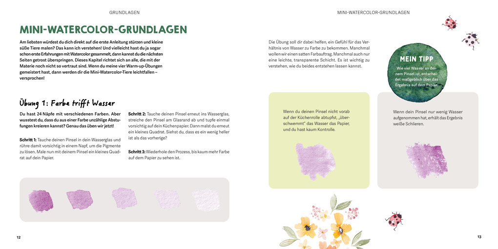 Weitere Ansicht: Mini Watercolor - Tiere | Jana Hollmann