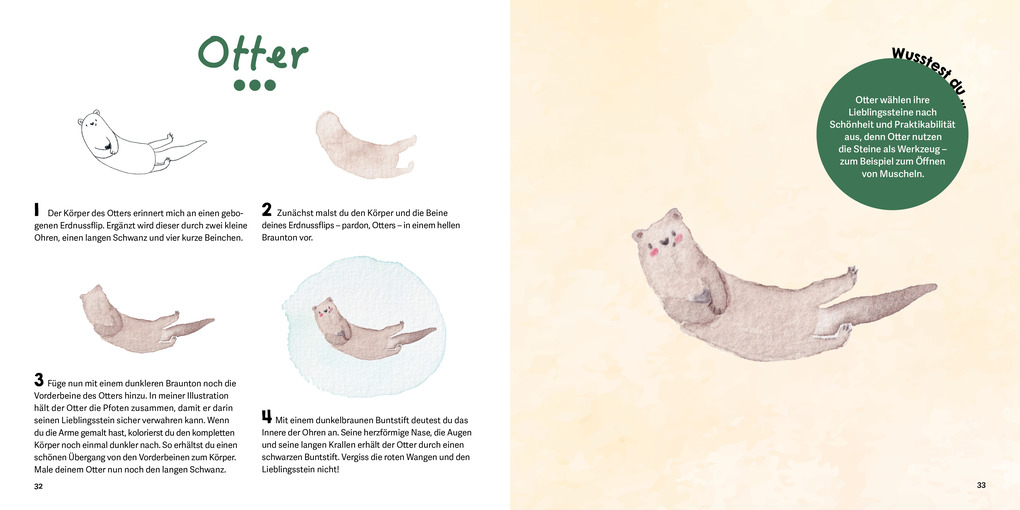 Weitere Ansicht: Mini Watercolor - Tiere | Jana Hollmann