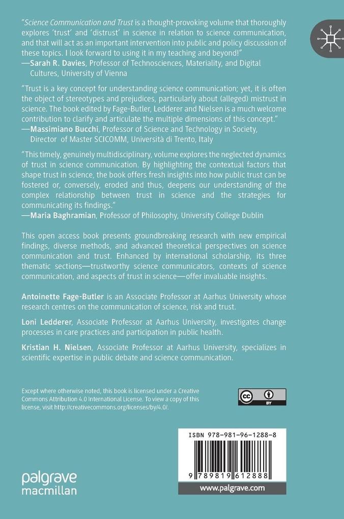 Weitere Ansicht: Science Communication and Trust