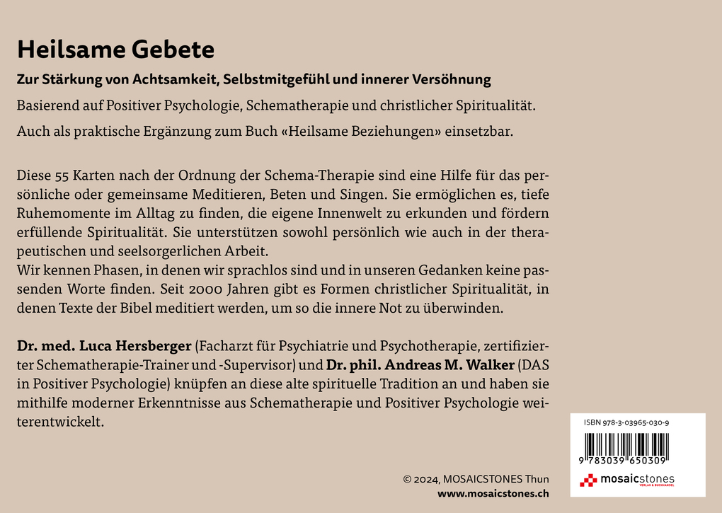 Weitere Ansicht: Heilsame Gebete | Luca Hersberger, Andreas M. Walker