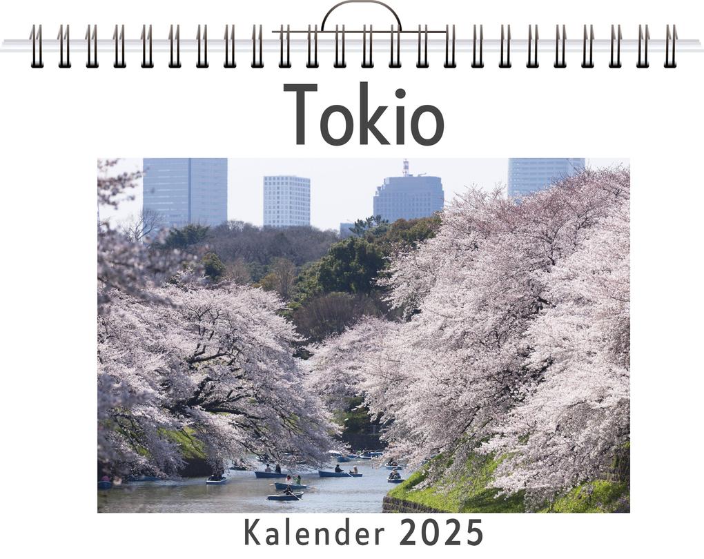 Produktbild: Tokio - (Wandkalender 2025, Kalender DIN A4 quer, Monatskalender im Querformat mit Kalendarium, das perfekte Geschenk) | Samuel Müller