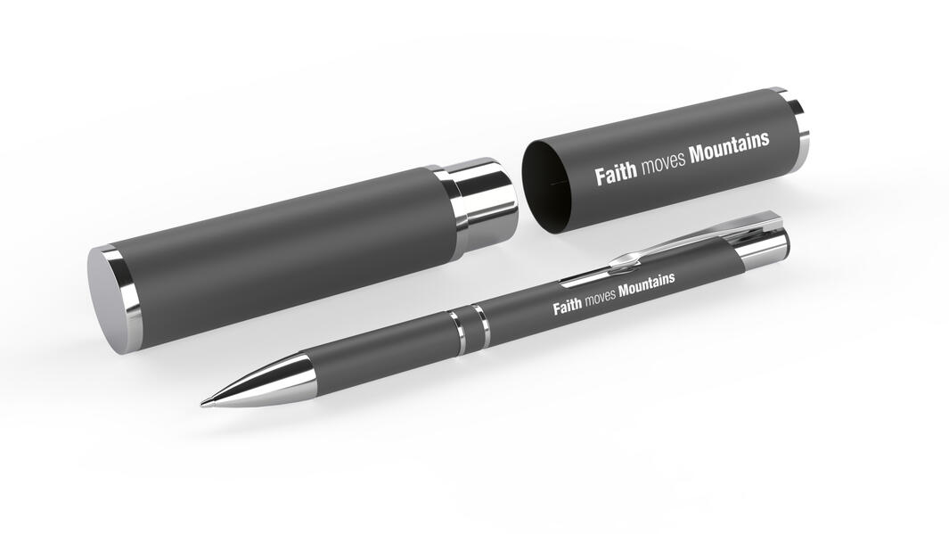 Produktbild: Faith moves Mountains - Kugelschreiber im Etui
