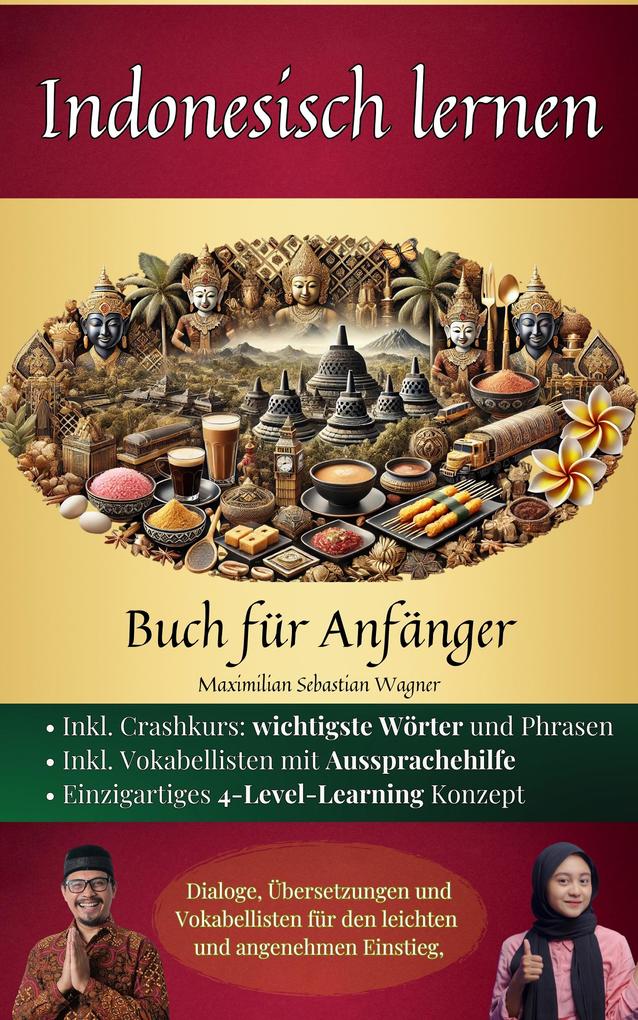 Produktbild: Indonesisch lernen: Buch für Anfänger | Maximilian Sebastian Wagner