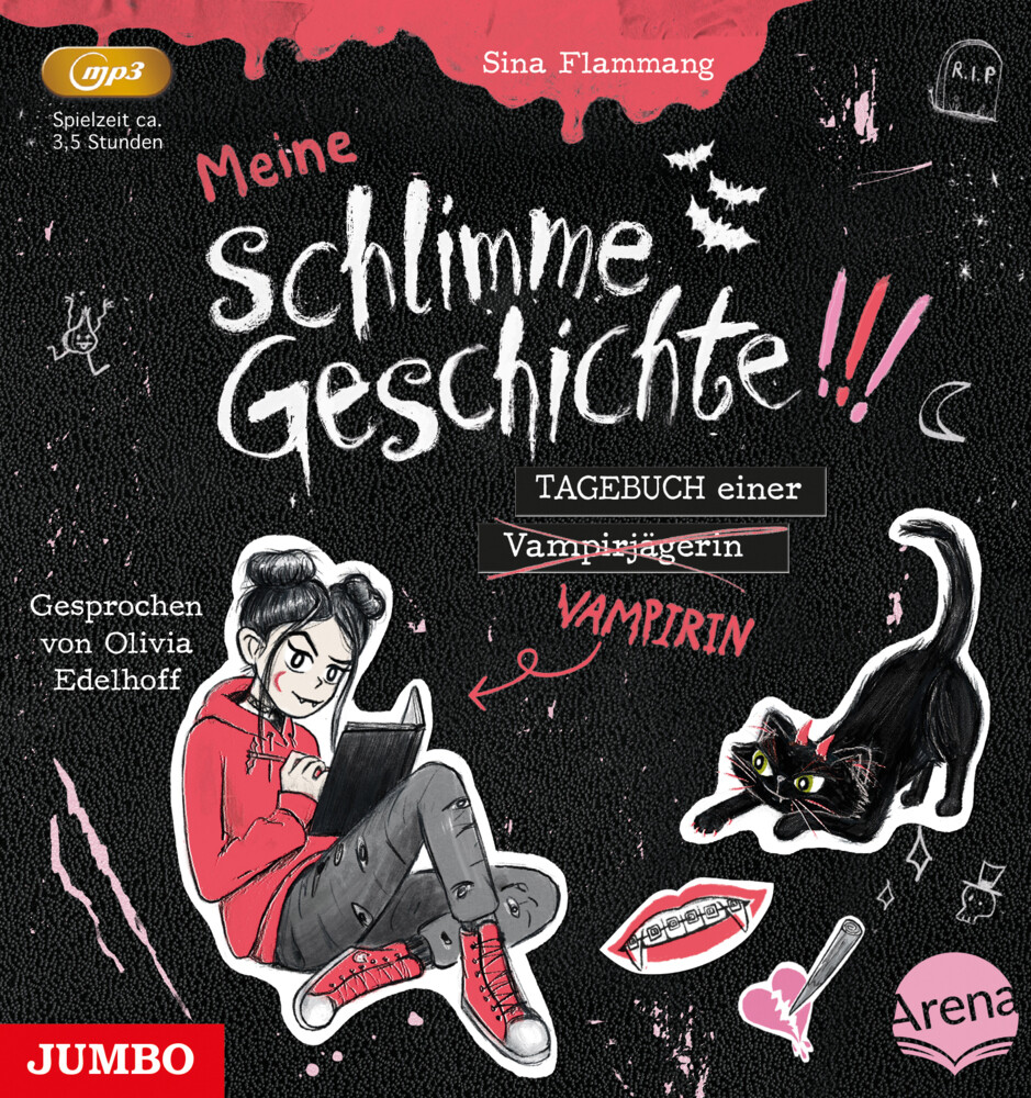 Produktbild: Meine schlimme Geschichte!!!Tagebuch einer Vampiri, 1 Audio-CD | Sina Flammang