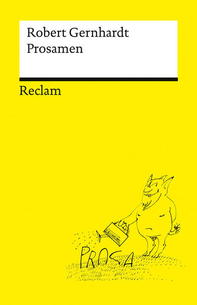 Produktbild: Prosamen | Robert Gernhardt