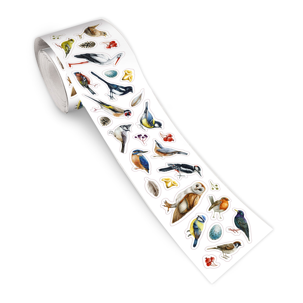 Weitere Ansicht: Trötsch Stickerrolle Unsere Vogelwelt