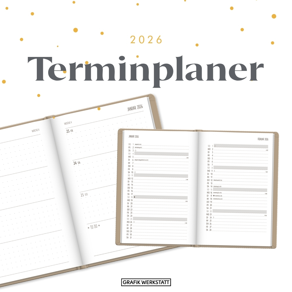 Weitere Ansicht: Terminplaner NatureArt 2026 Mond