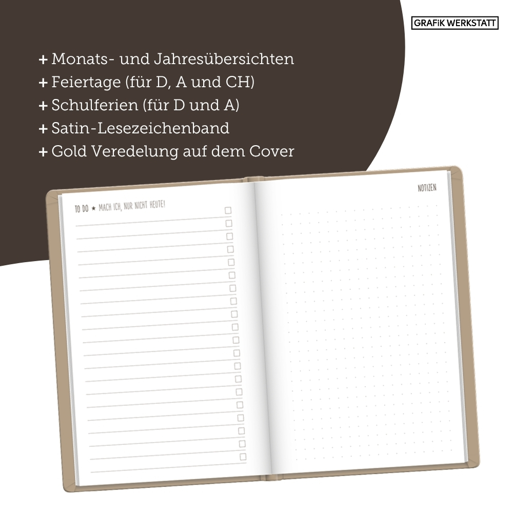 Weitere Ansicht: Terminplaner NatureArt 2026 Mond