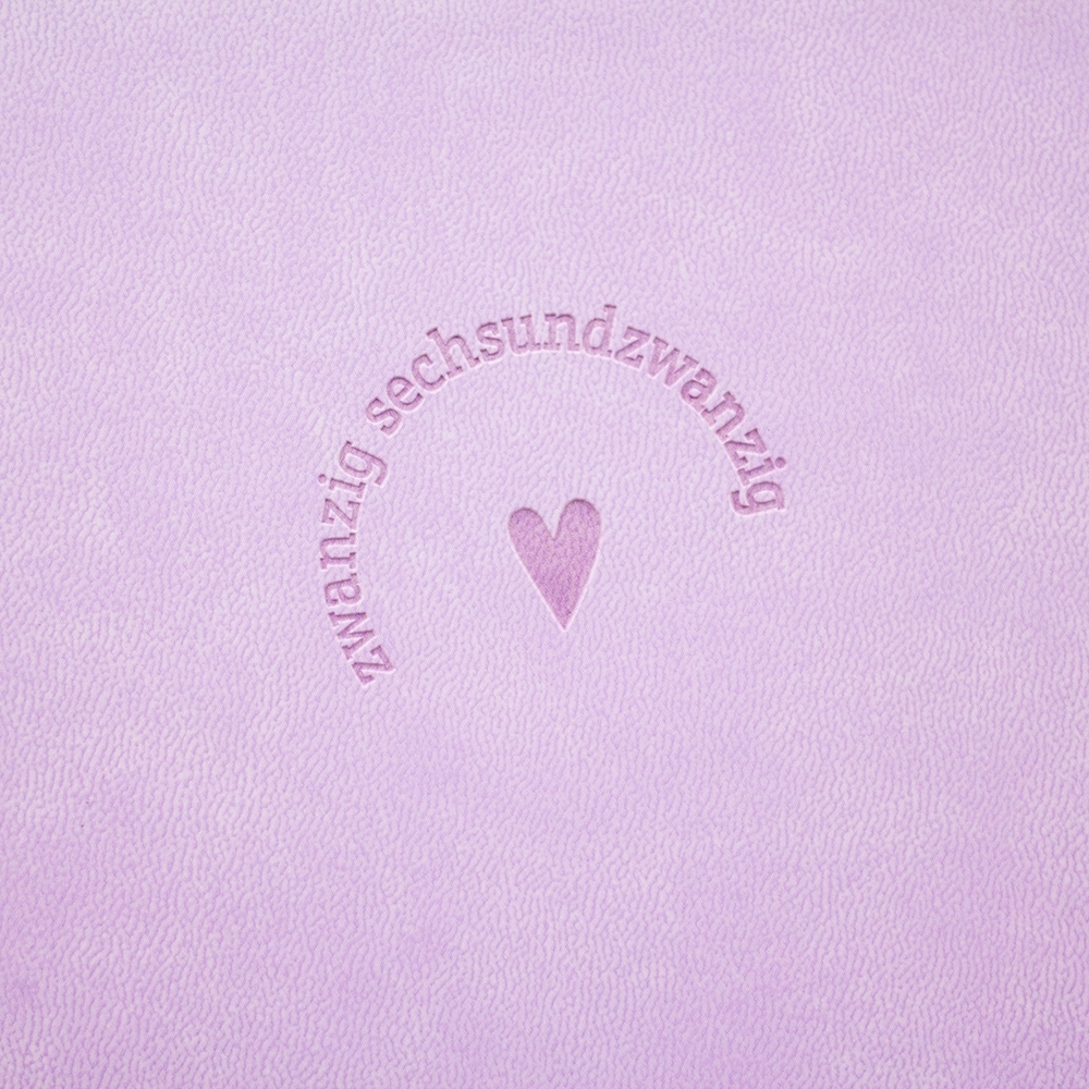 Weitere Ansicht: Terminplaner Lederlook 2026 Lavender