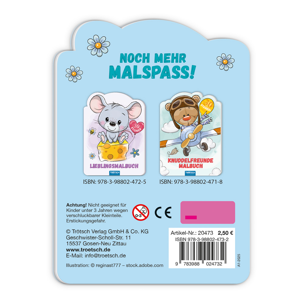 Weitere Ansicht: Trötsch Malbuch Tierfreunde-Malbuch