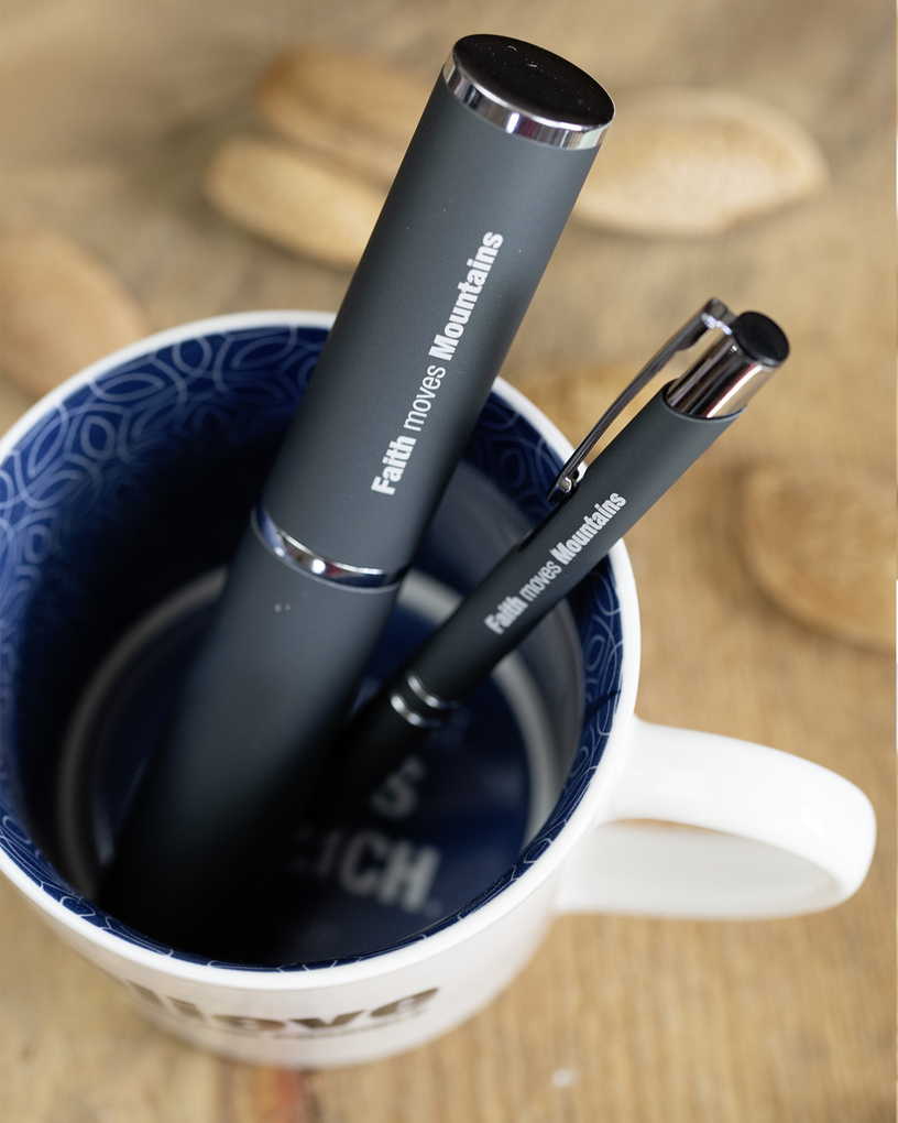 Weitere Ansicht: Faith moves Mountains - Kugelschreiber im Etui