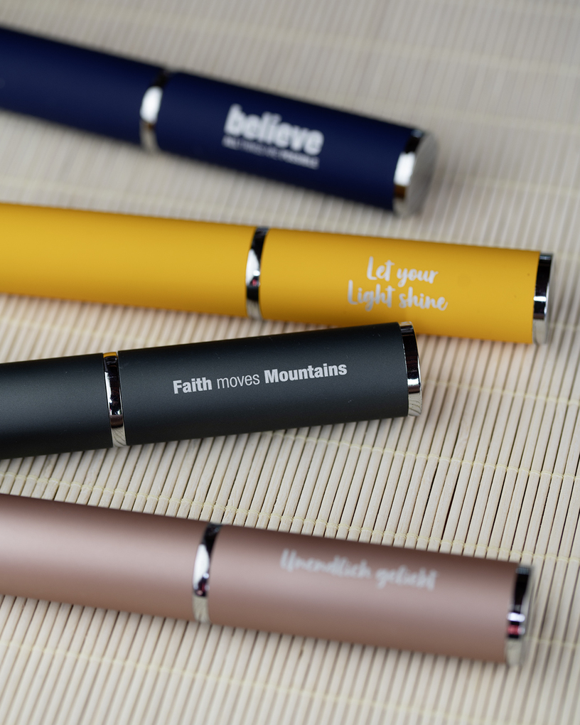 Weitere Ansicht: Faith moves Mountains - Kugelschreiber im Etui