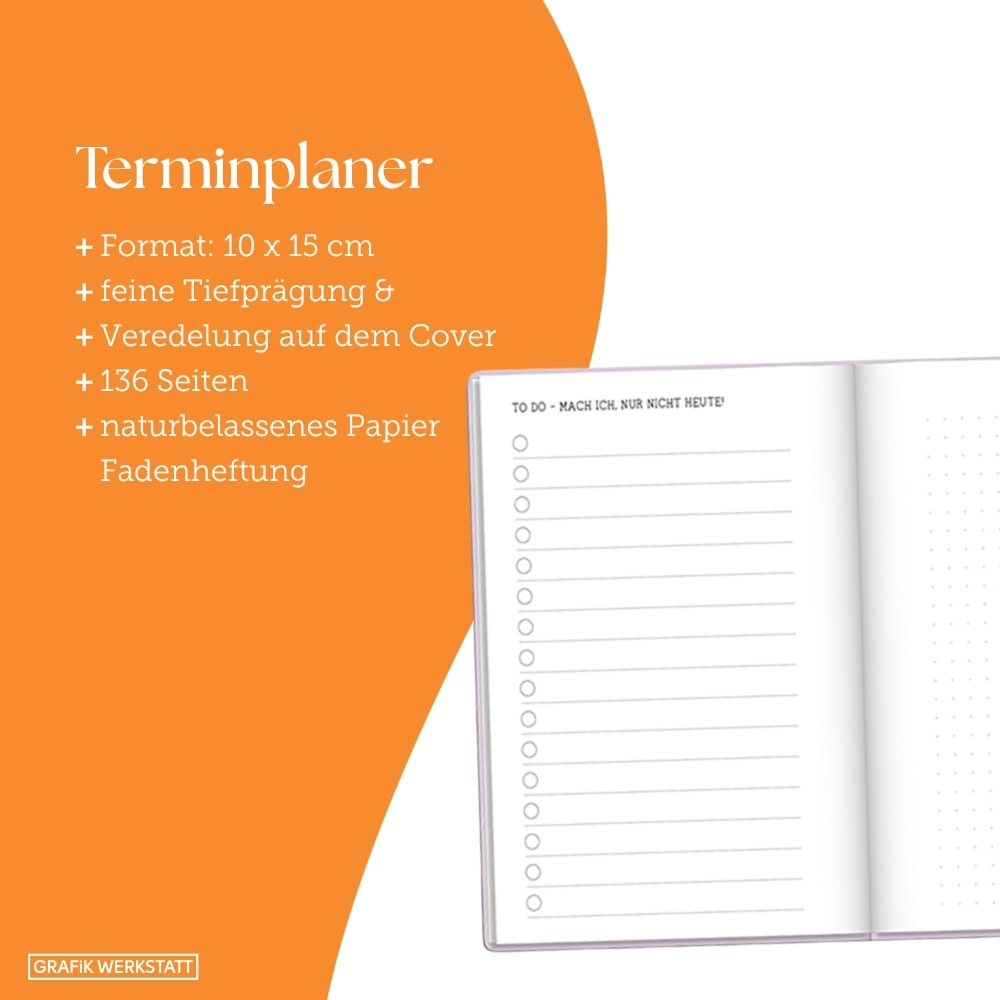 Weitere Ansicht: Terminplaner LetterArt 2026 wird wundervoll