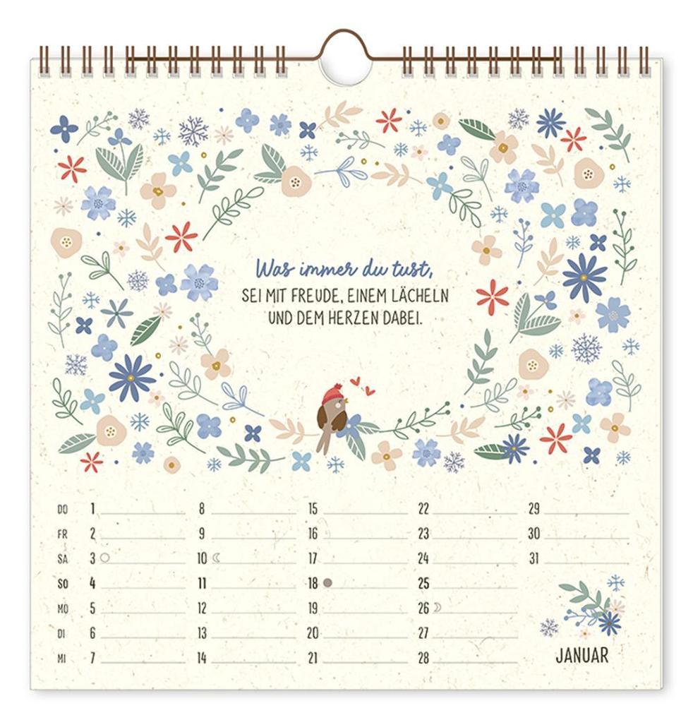 Weitere Ansicht: Botanic-Kalender 2026 Bee happy