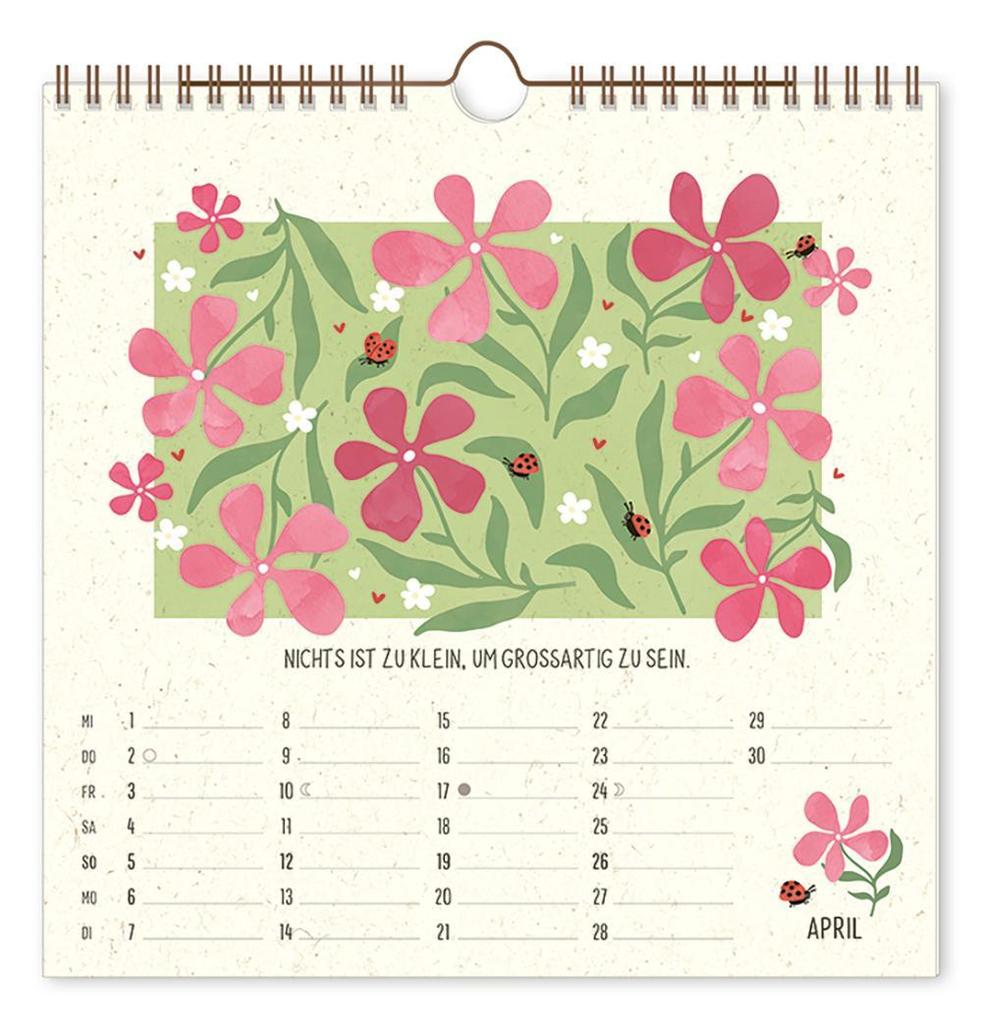Weitere Ansicht: Botanic-Kalender 2026 Bee happy