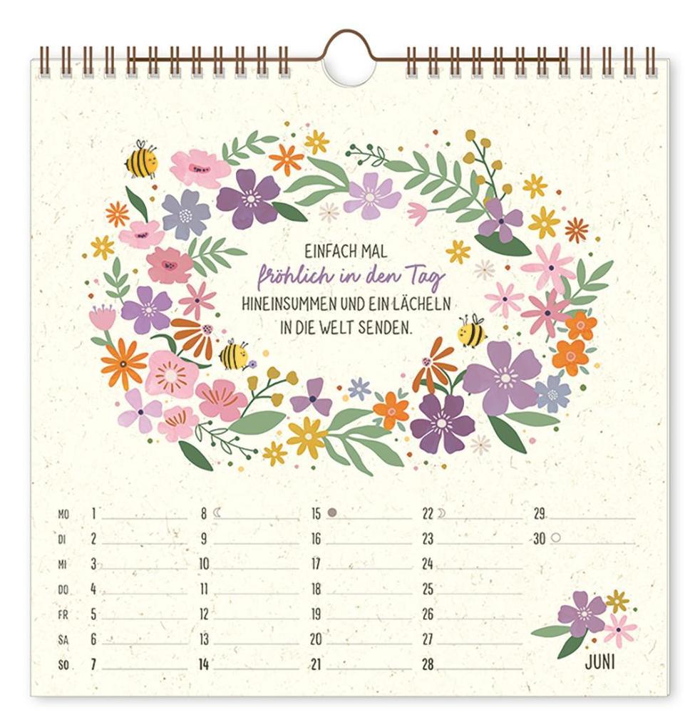 Weitere Ansicht: Botanic-Kalender 2026 Bee happy