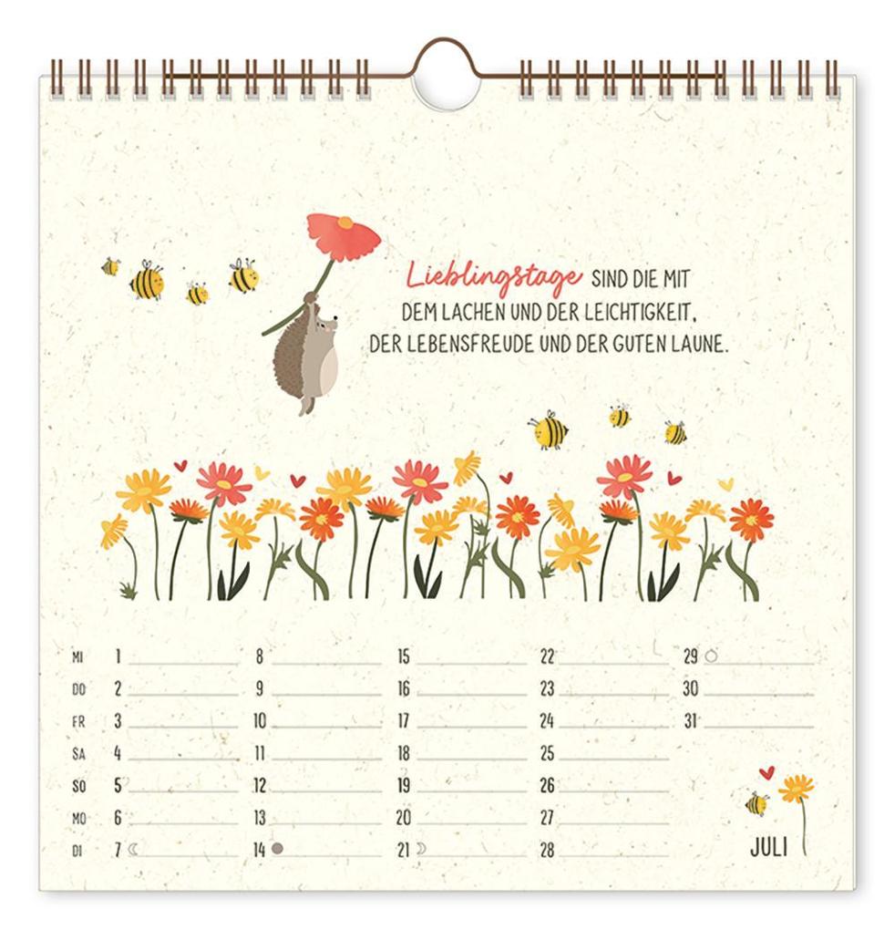 Weitere Ansicht: Botanic-Kalender 2026 Bee happy