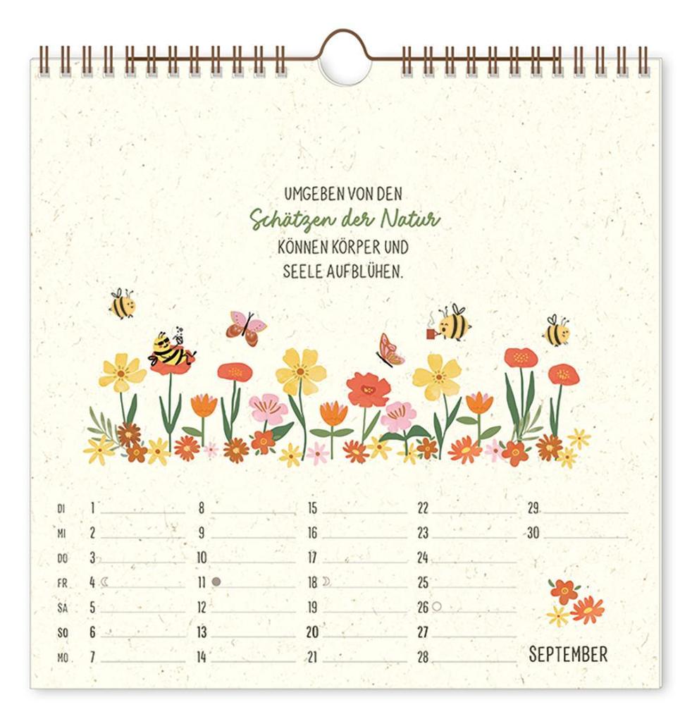 Weitere Ansicht: Botanic-Kalender 2026 Bee happy
