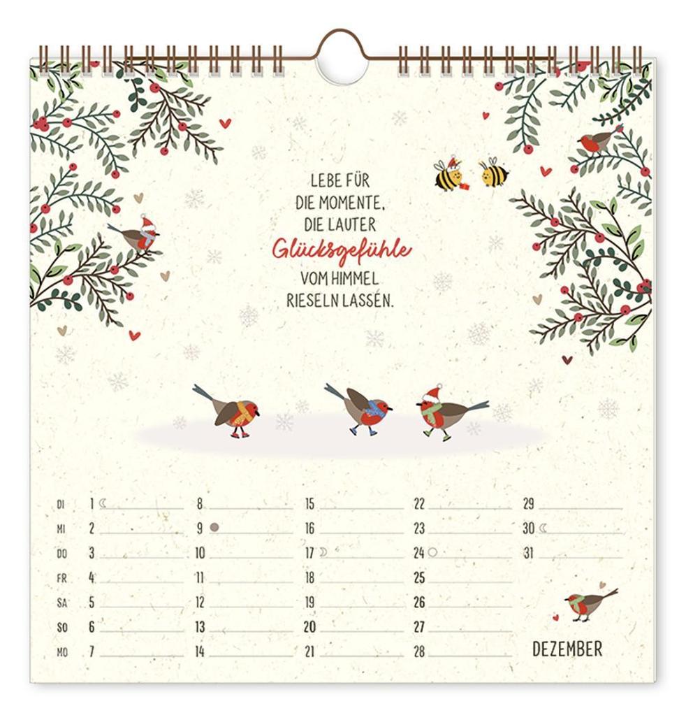 Weitere Ansicht: Botanic-Kalender 2026 Bee happy