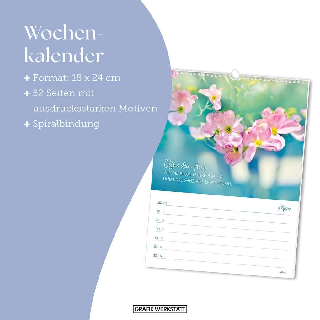 Weitere Ansicht: Wochenkalender klein 2026 Zeit für dich