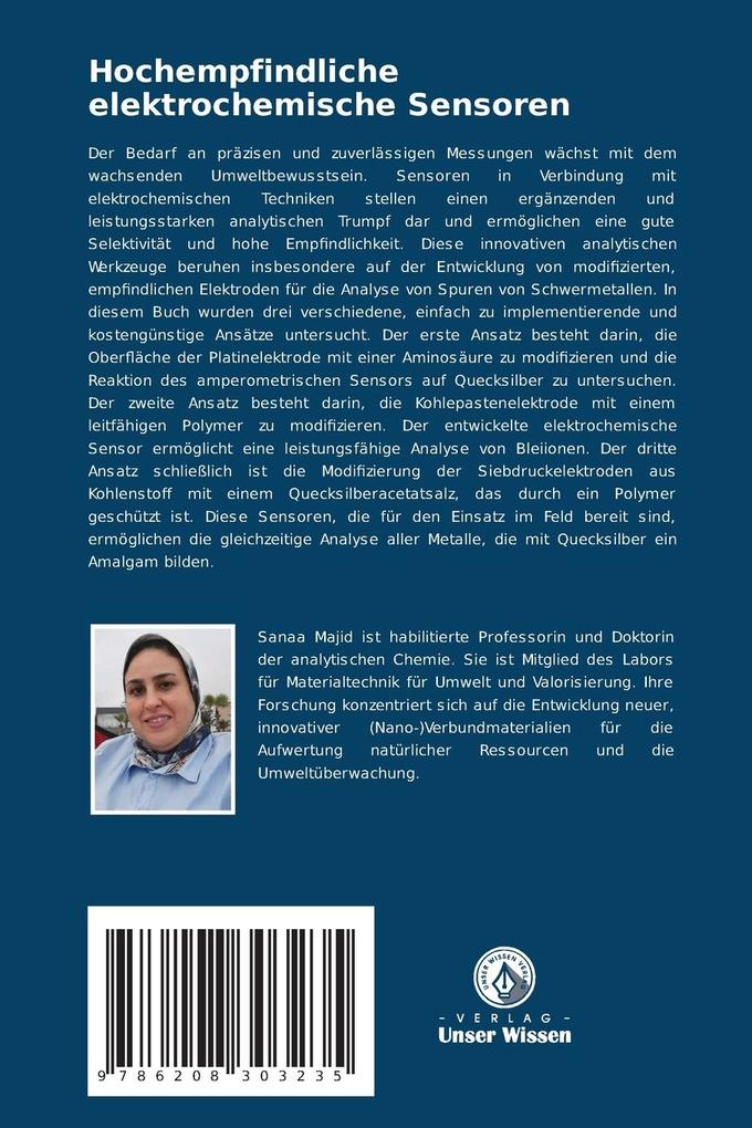 Weitere Ansicht: Hochempfindliche elektrochemische Sensoren | Sanaa Majid