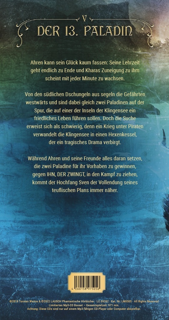 Weitere Ansicht: Die Inseln der Klingensee: Der 13. Paladin Band V | Torsten Weitze