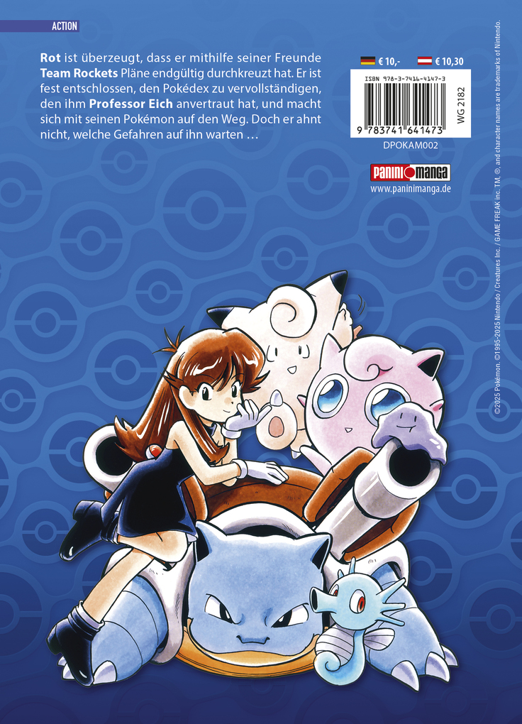 Weitere Ansicht: Pokémon - Die großen Abenteuer: Rot, Blau und Gelb 02 | Hidenori Kusaka, Mato