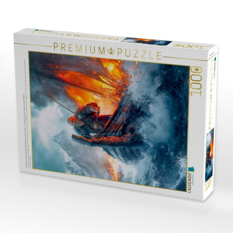 Weitere Ansicht: CALVENDO Puzzle Ein Motiv aus dem Kalender Die Wikinger und ihre Welt - Im Einklang mit der Wildnis und den Göttern | 1000 Teile Lege-Größe 64x48cm Foto-Puzzle für glückliche Stunden | Calvendo